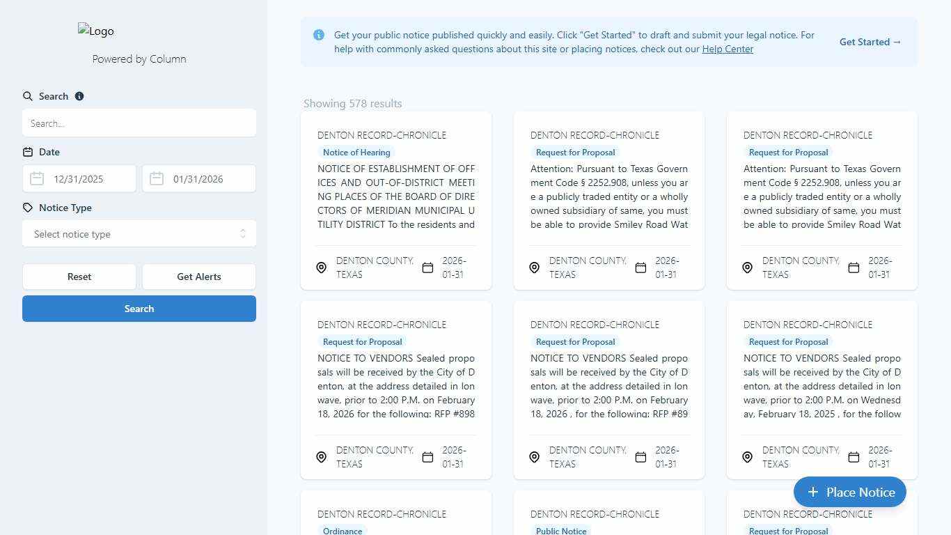 Public Notices Denton Record-Chronicle